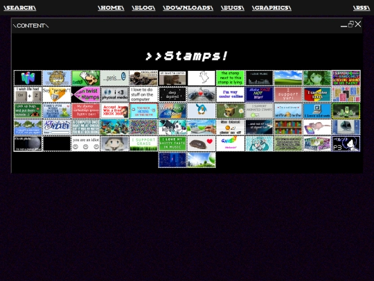 stamps screenshot