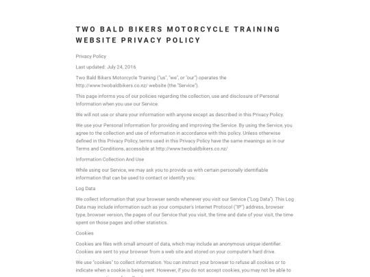 PrivacyPolicy screenshot