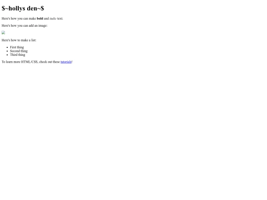 index screenshot