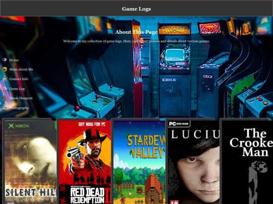 gamelog screenshot