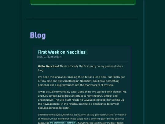 blog screenshot