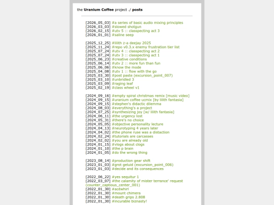 posts screenshot
