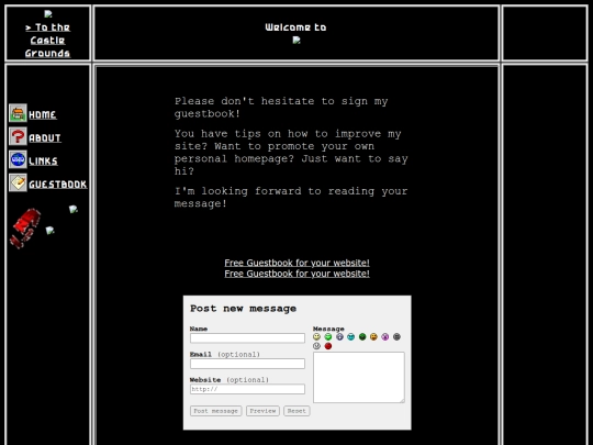 guestbook screenshot