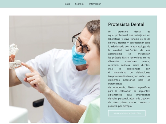 Informacion screenshot