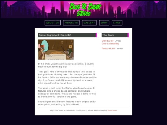 bramble screenshot