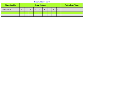 DavidMcKinneyBaseballScoreCard screenshot