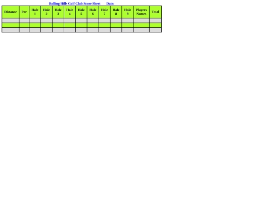 DavidMcKinneyGolfScoreCard screenshot