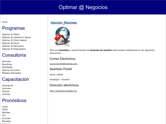 Contacto screenshot