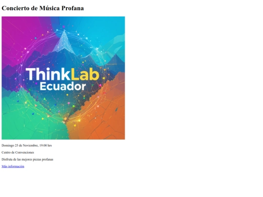 ThinkLab Ecuador/32 screenshot