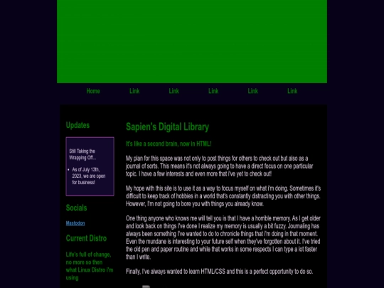 index screenshot