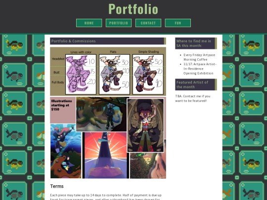 portfolio screenshot