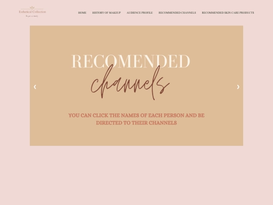 Recommendation screenshot
