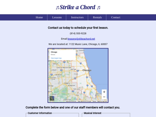 contact screenshot