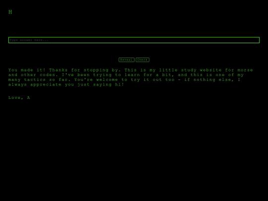 a/morse screenshot