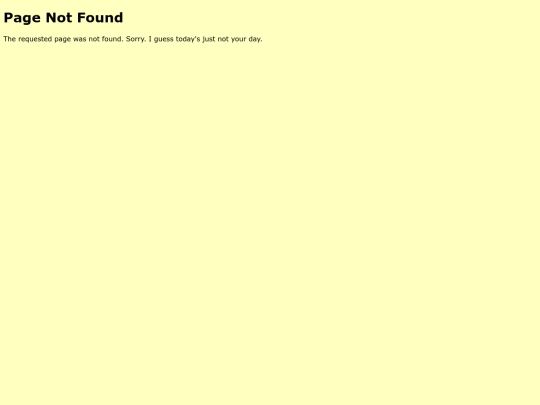 not_found screenshot
