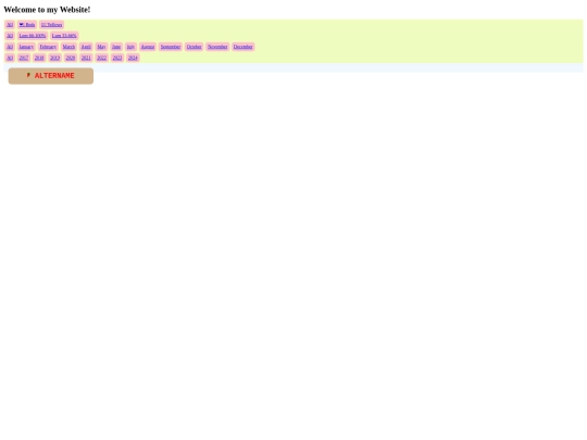 Alterindex screenshot