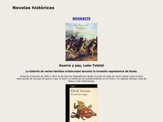 novelashistoricas screenshot