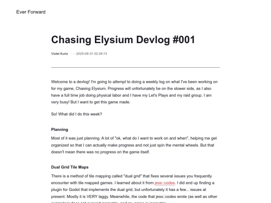 chasing-elysium-devlog-001 screenshot