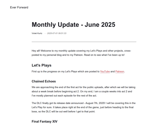 monthly-update-june-2025 screenshot