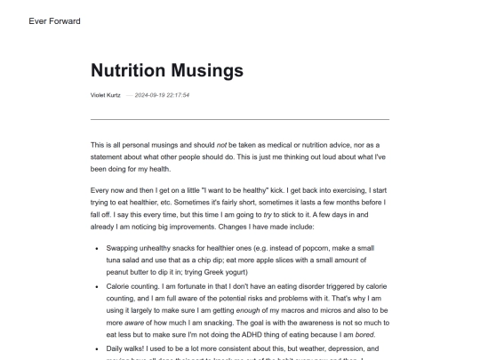 nutrition-musings screenshot