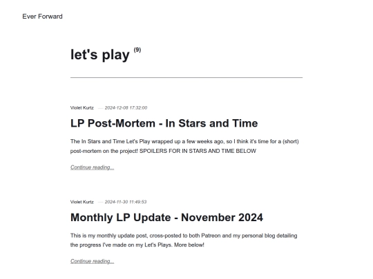tags/lets-play/page/2 screenshot