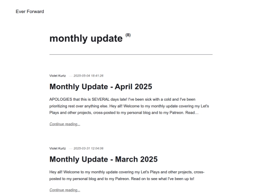 tags/monthly-update screenshot