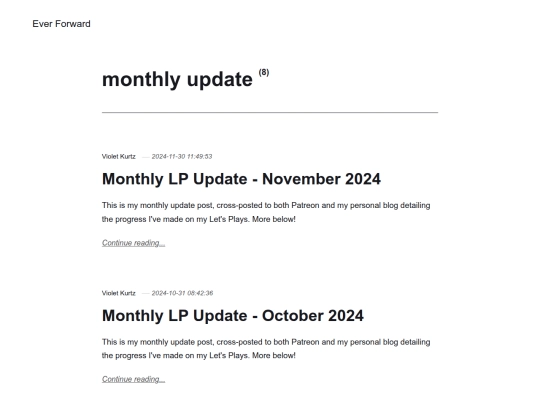 tags/monthly-update/page/2 screenshot