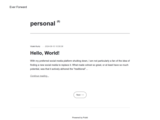 tags/personal/page/2 screenshot