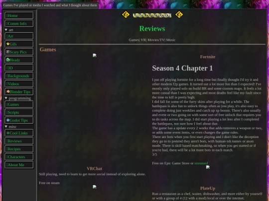game-reviews screenshot