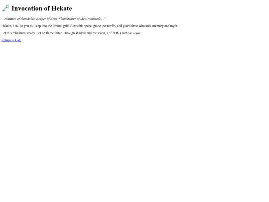 hekate screenshot