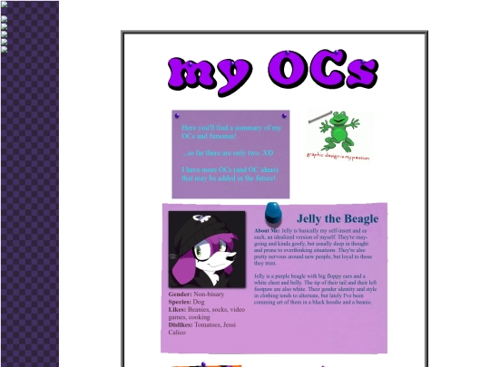 OCs screenshot