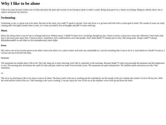 Being Alone screenshot