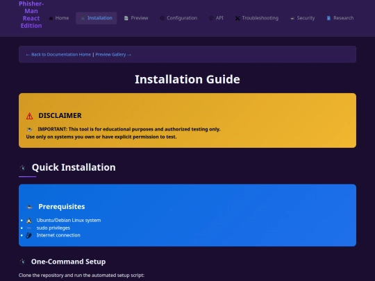 installation screenshot