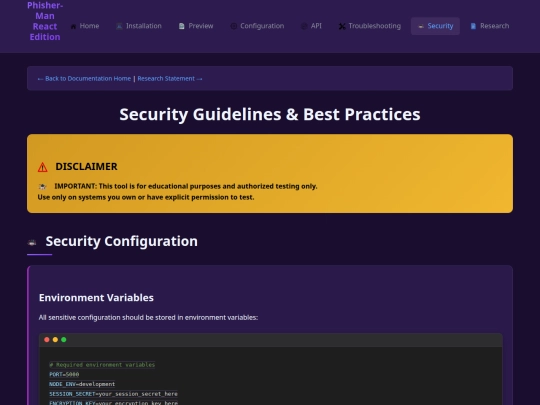 security screenshot