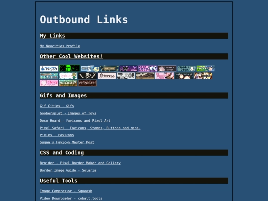 MainPages/links screenshot