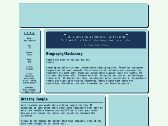 templates/oc-template-one screenshot