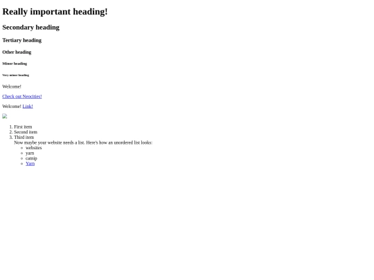index screenshot