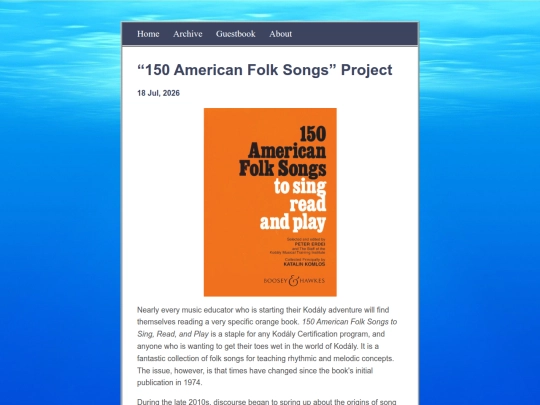 posts/2026-07-18-150-American-Folk-Songs-Project screenshot