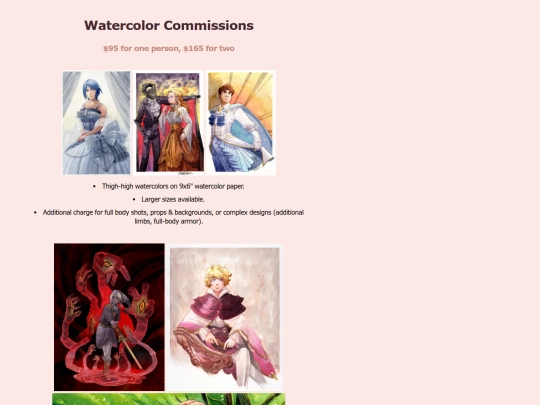 commissions screenshot