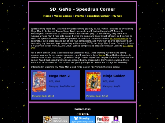speedrun-corner screenshot