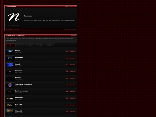resources screenshot