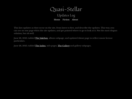 updates screenshot