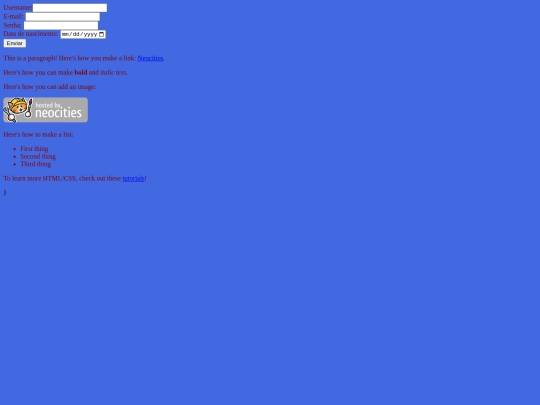 index screenshot