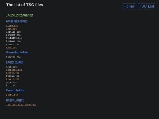 tsc_list screenshot