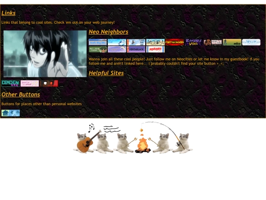 links screenshot
