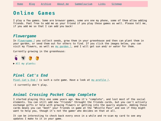 games screenshot