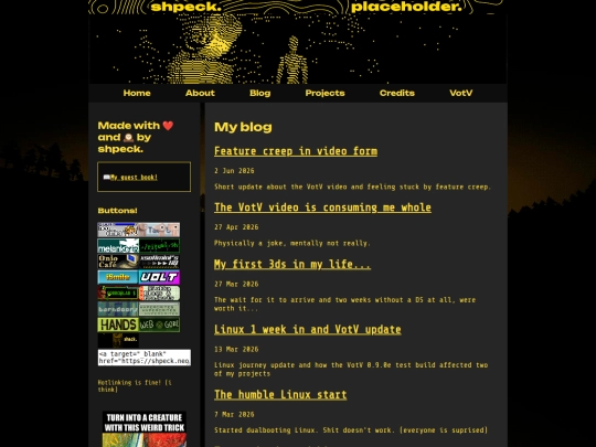 blog screenshot