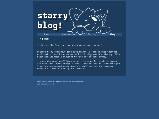 blog screenshot