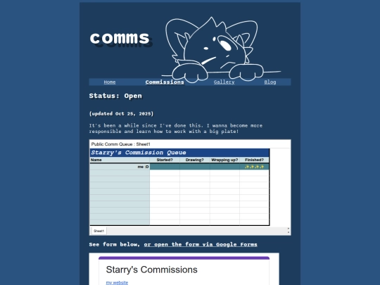 comms screenshot