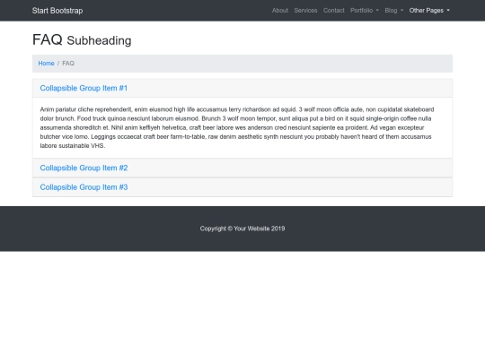 faq screenshot